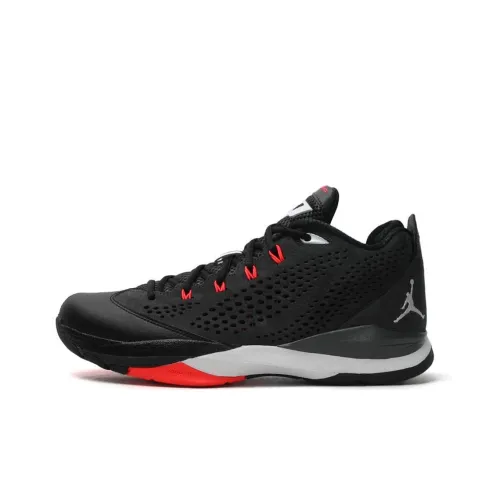 Jordan CP3 7 Амортизирующие низкие баскетбольные кроссовки с противоскользящим эффектом мужские черные и красные