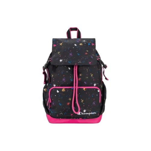 Champion Полиэстер Рюкзак Унисекс Черный Розовый