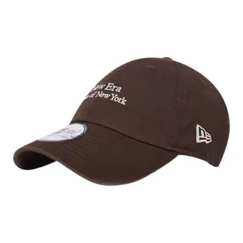 New Era Хлопковые кепки унисекс кофейного цвета