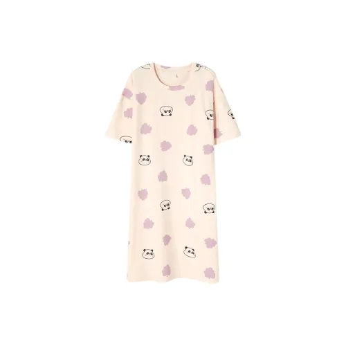 Pretty Lady Ночная сорочка Женская Абрикосовая Панда Модель