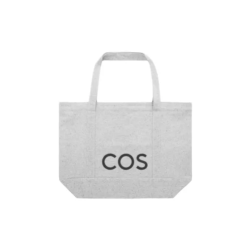 COS Хлопок Тоут Сумка Сумка для покупок Холщовая сумка Сумка через плечо Стандартная Унисекс Серый