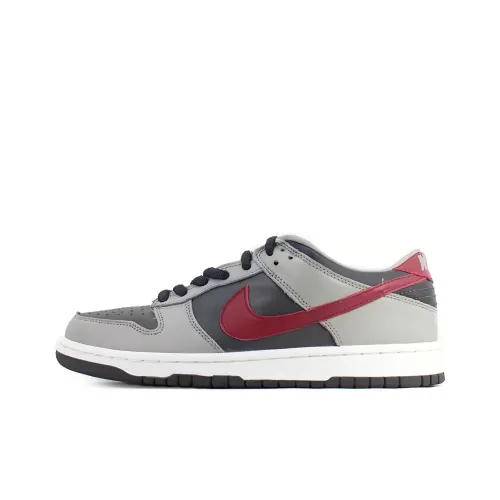 Nike Dunk Pro Амортизация Износостойкие Низкие Кроссовки для скейтбординга Мужские Серые