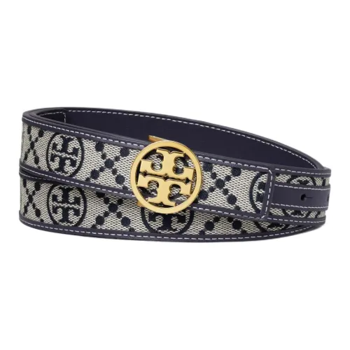 Tory Burch Ремни из коровьей кожи женские морской синий