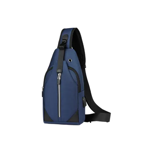 HACIN Oxford Sling Bag Мужская Blue Black