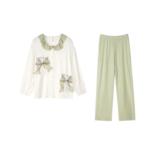 XUANZHITING Пижамный комплект женский светло-абрикосовый