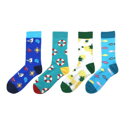 Носки Flowers In Water женские высокие упаковка из 4 пар