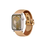 Ремень с застежкой-бабочкой в форме дня, молочно-чайный