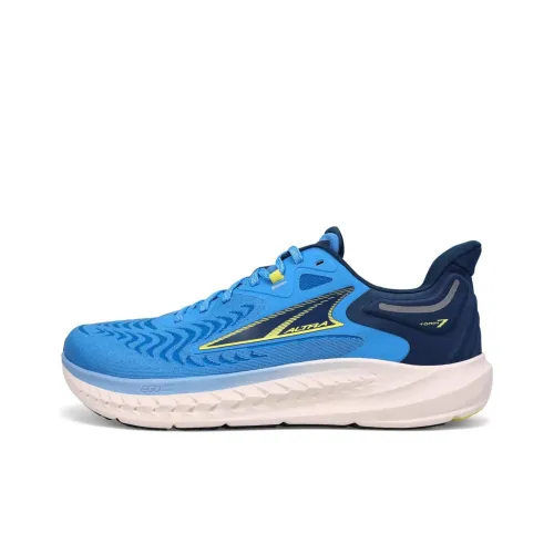 Altra Torin 7 Амортизаторы Shock Absorbers Противоскользящие Устойчивые к истиранию Низкий Топ Беговые кроссовки Мужские Синий Белый Черный