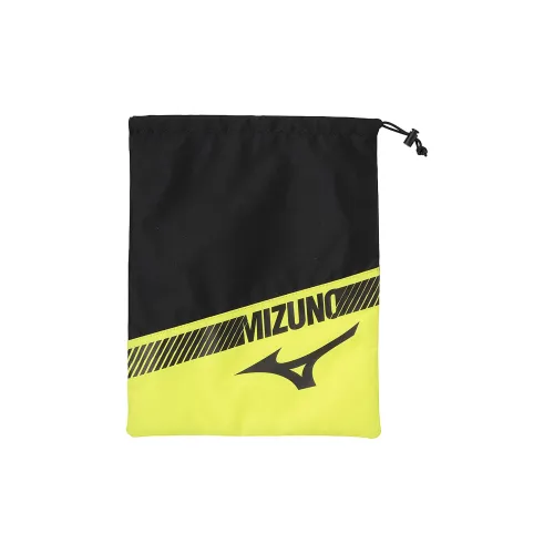 Mizuno Полиэстер Обувная Сумка Средний Размер Унисекс Черный и Лайм
