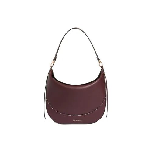 Vanessa Bruno Коровья кожа Луннообразная сумка сумка через плечо сумка для женщин бордовый цвет