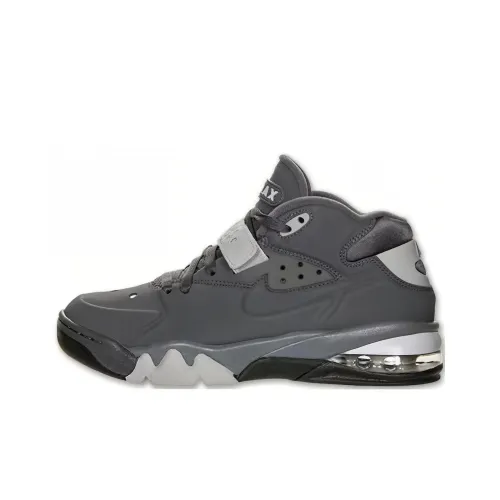 Nike Air FORCE Ma 2013 Амортизация Износостойкие Высокие Баскетбольные Кроссовки Унисекс Серый