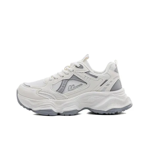 Warrior массивные кроссовки Low Top Белые Серые Женские