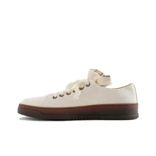 UMA WANG Low-Top Canvas Shoes White Men's