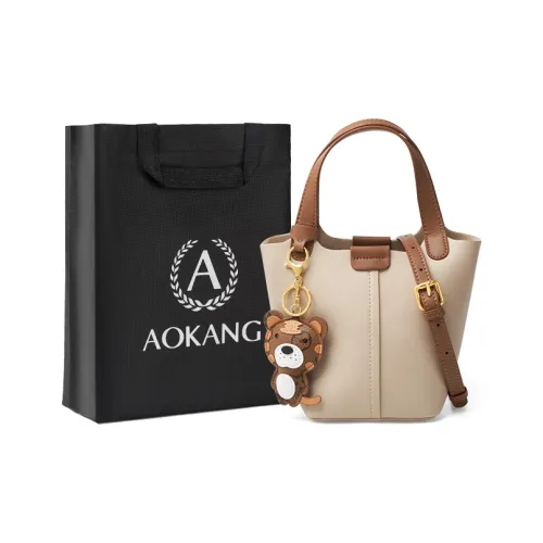 AOKANG Корзинка из коровьей кожи сумка-ведро сумка через плечо сумка сумка для ежедневного использования сумка на плечо обычная женская