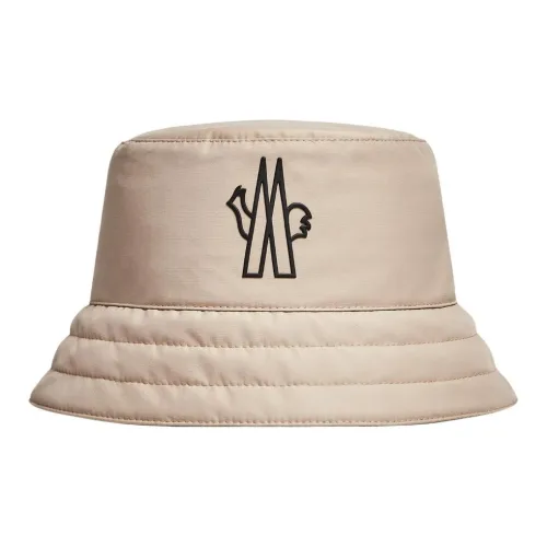 Moncler Cotton Bucket Hats Мужской Бежевый