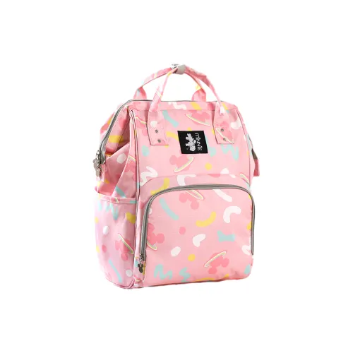 Disney Ткань Рюкзак Стандартный Унисекс Многоцветный Микки Маус Цветной Минни Маус