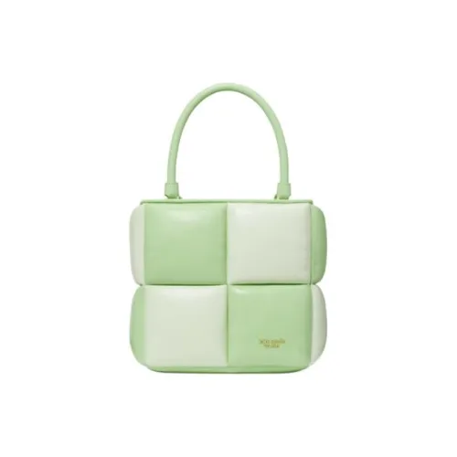 Kate Spade Boxxy Напп Кожа Тоут Сумка Сумка для покупок Женская Сумка Спокойный Многоцветный Зеленый