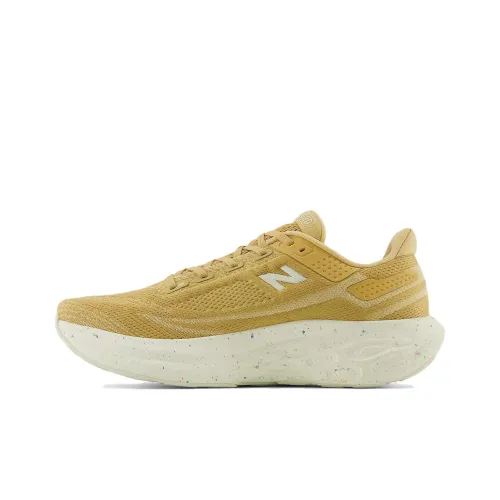 New Balance 1080v13 Амортизация Износостойкий Низкий Топ Беговые кроссовки Мужской Золотой