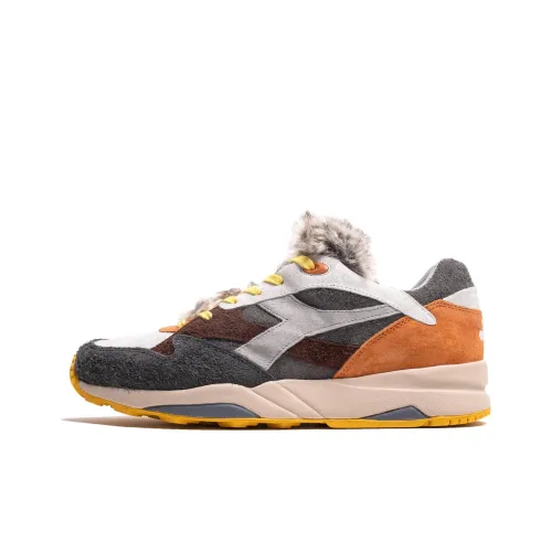 Diadora ECLIPSE LUPO Покрытие Устойчивое к истиранию Низкий Топ Скейтборд Кроссовки Мужские Серые