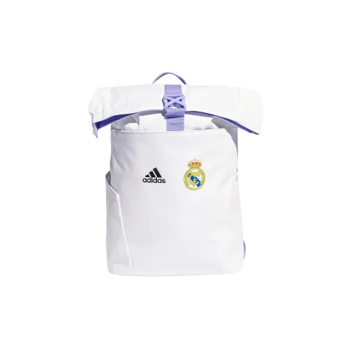 Adidas Polyester Backpack Standard Unisex White Light Purple