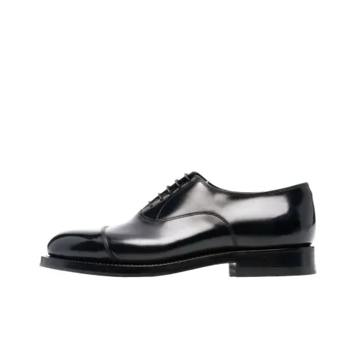Santoni Туфли Низкие Черные Мужские