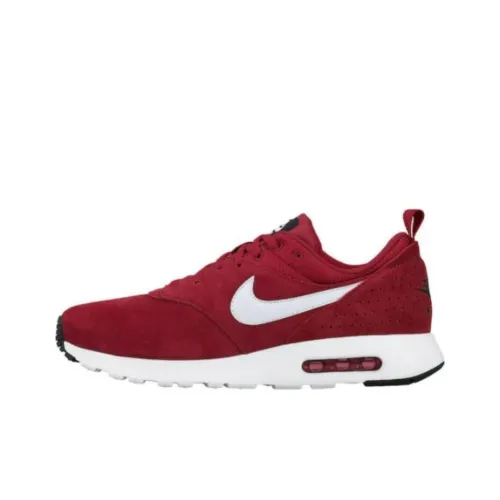 Nike Air Max THEA Амортизация Износостойкие Низкие Кроссовки для Бега Унисекс Красный