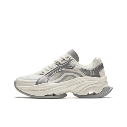 ANTA Casual Низкий Топ Серебряный Белый Женский