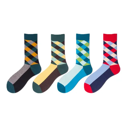 Носки Flowers In Water высокие мужские упаковка из 4 пар