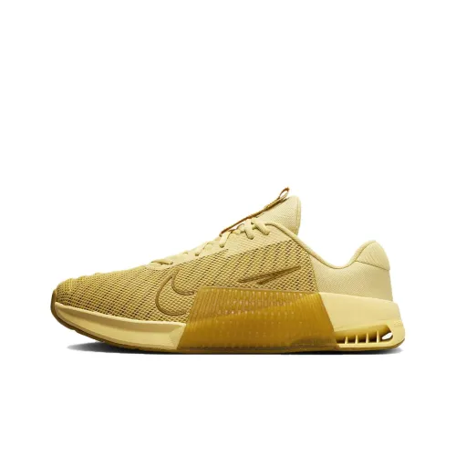 Nike Metcon 9 Амортизация Износостойкие Низкие Кроссовки для Тренировок Мужские Желтые