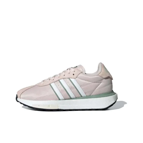 Adidas Originals COUNTRY Boost Slip-Resistant Low Top Casual Women's Pink White Adidas Originals COUNTRY Boost Slip-Resistant Низкий Топ Casual Женский Розовый Белый