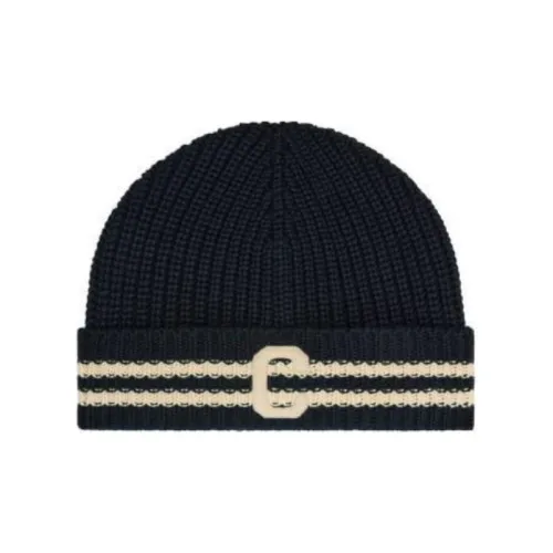 CELINE Хлопок Шапки-бини Мужской Морской синий