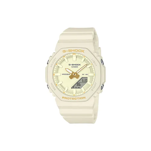 CASIO г Shock Особенный Упаковка Кварцевый механизм Смола Ремень Часы Женские Часы Желтый Циферблат часов GMA P2100W 7ADR