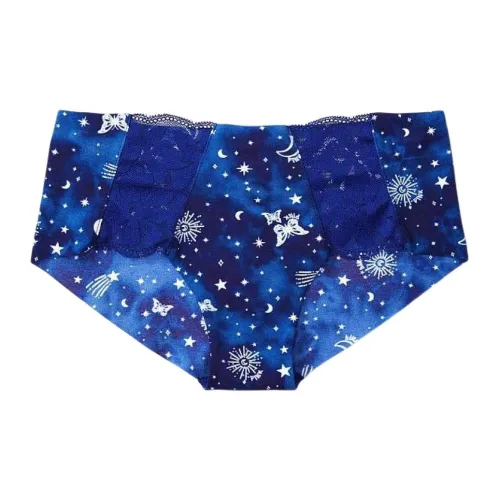 VICTORIA'S SECRET Женское нижнее белье 1 упаковка темно-синий звездное небо с принтом