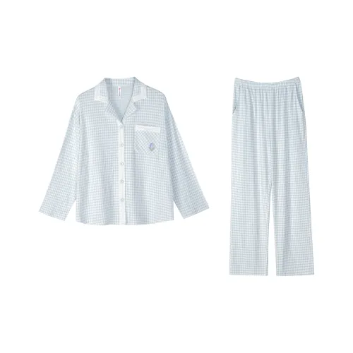 XUANZHITING Пижамный комплект женский светло-синий