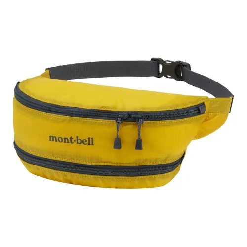 MONTBELL Nylon Бананка Стандартная Унисекс Горчично-желтый