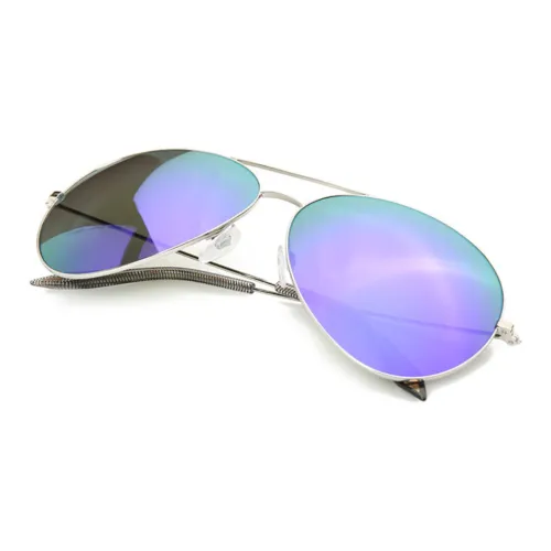 VICTORIA BECKHAM Металл Aviator Солнцезащитные очки Мужские Серебряный