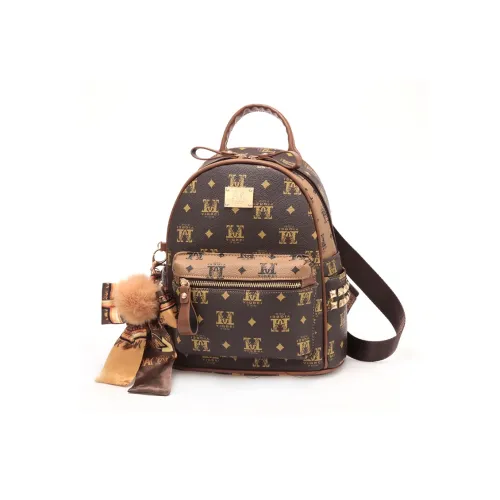 Weymond ПУ (полиуретан) Коммутирование Рюкзак Стандартный Женские Экрю Земляной Желтый Кофе