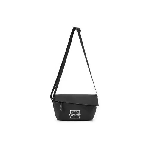 Subcrew Полиэстер Сумка через плечо Слинг-сумка Сумка на пояс Сумка на плечо Мини Унисекс Черный