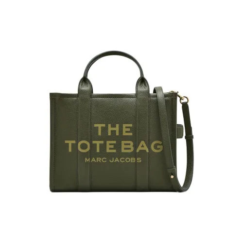 MARC JACOBS Full GRAIN LEATHER Тоут Сумка Сумка для покупок Сумка через плечо Сумка среднего размера Женская Лесной зеленый