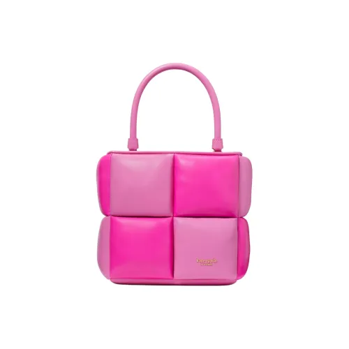 Kate Spade Boxxy Напп Кожа Тоут Сумка Сумка для покупок Женская Сумка Фуксия
