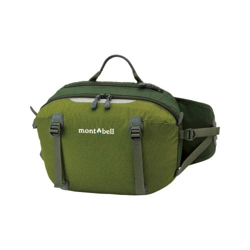 MONTBELL Nylon Бананка Стандартная Унисекс Зеленый