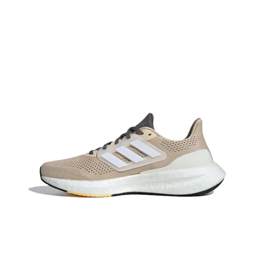 Adidas Pureboost 23 Амортизирующие Slip-Resistant Низкий Топ Повседневные Беговые кроссовки Sprint Мужские Хаки