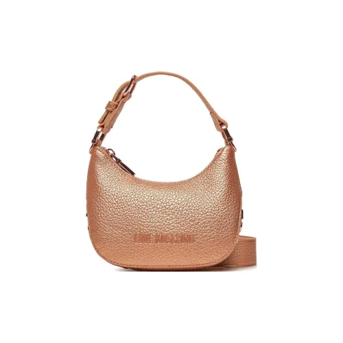 LOVE MOSCHINO Искусственная кожа Одно плечо Сумка Маленькая Женская Розовое золото