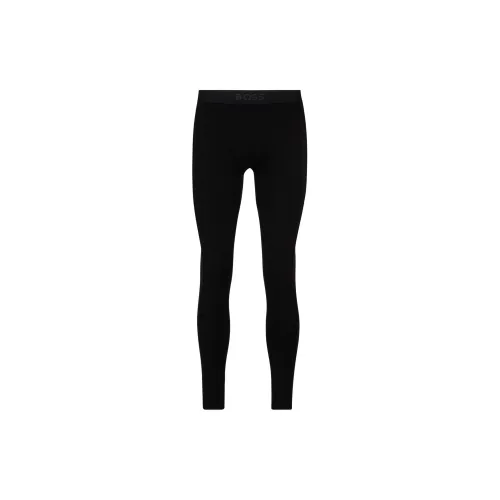 Hugo Boss Термические трусы с логотипом пояс леггинсы мужские черные