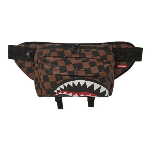 SPRAYGROUND Кожа Sling Сумка Унисекс Коричневый Черный