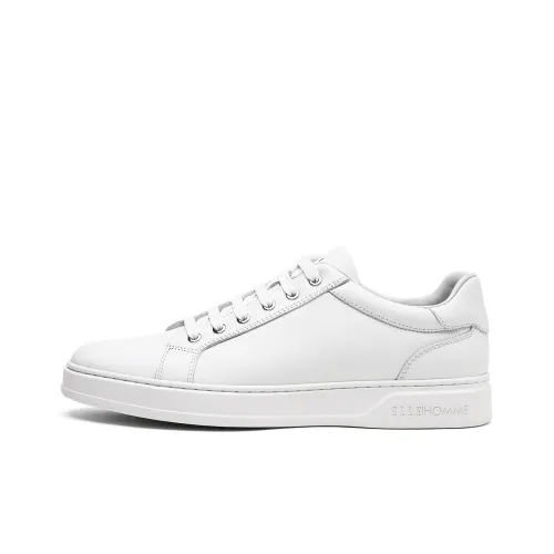 ELLE HOMME Низкий Топ Стильные Скейтбординги Мужской Белый