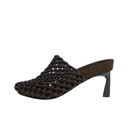 Stella McCartney Домашние тапочки 6,5 см Женские Черные