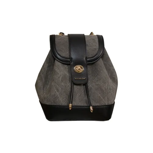 LOHAS Travel ПУ (полиуретан) Рюкзак Стандартный Женский Черный Коричневый