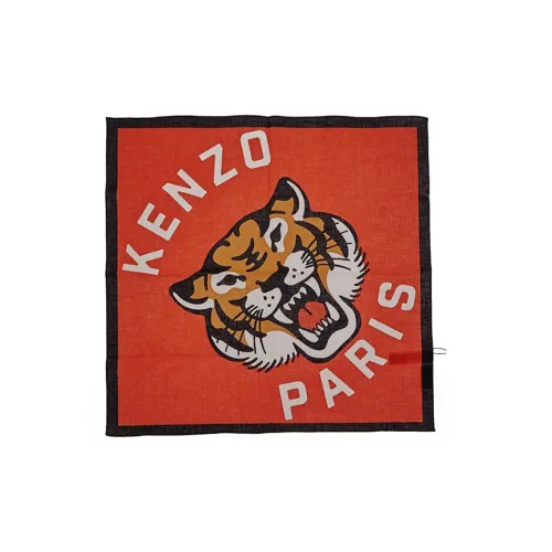 KENZO Хлопковые шелковые шарфы для мужчин