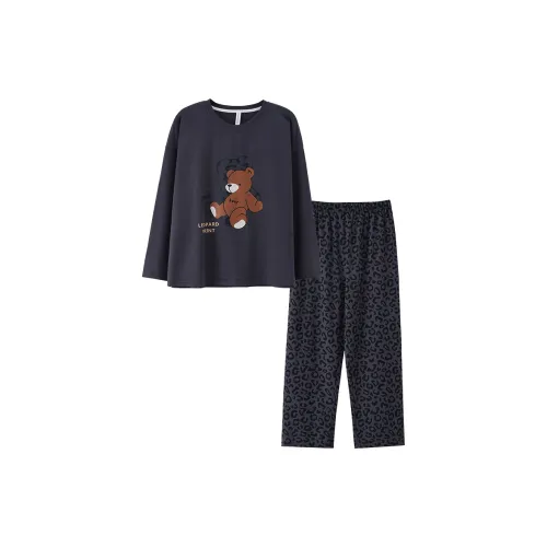 FOREVER 21 Пижамный комплект женский черный